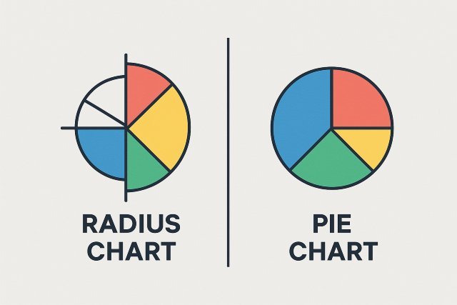 Radius Chart vs Pie Chart: Key Differences and When to Use Each