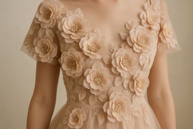 3D Flowers on Dress: The Fashion Trend Elevating Modern Style