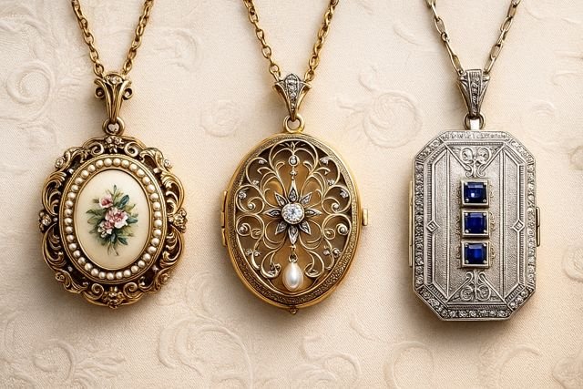 Antique Locket Styles: Victorian, Edwardian & Art Deco