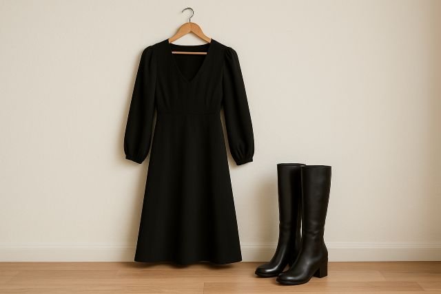 Dress & Boots: The Timeless Combo Every Woman Should Own