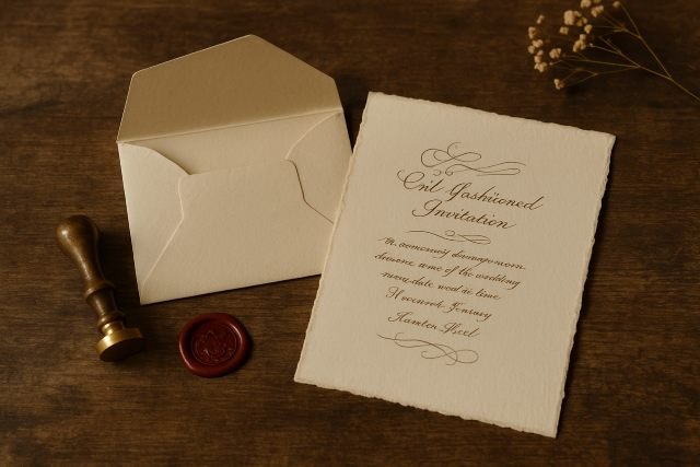 The Charm of an Old Fashioned Invitation Enclosure: A Complete Overview